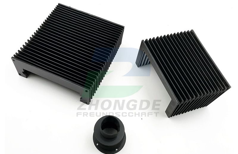 Rectangular Protective Bellows Steel Accordion Protection for Machines