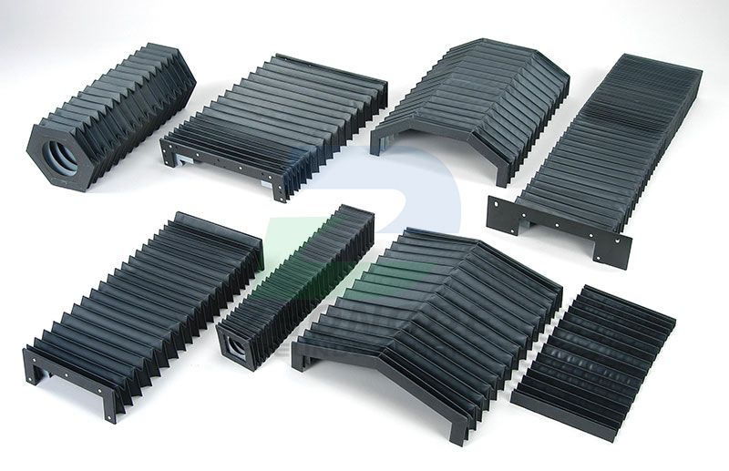 Rectangular Protective Bellows Steel Accordion Protection for Machines